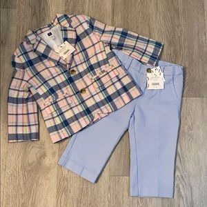 Janie and Jack - baby boys summer linen suit